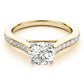 Channel Set Cathedral Engagement Ring