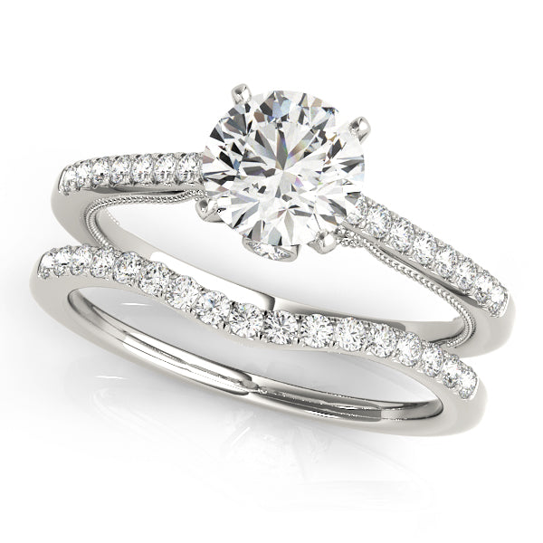 Single Row New Bridal Engagement Rings