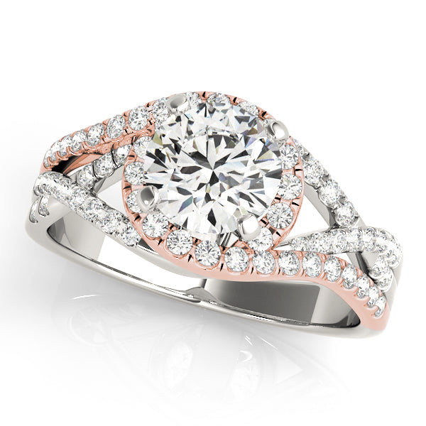 Split-Shank Bypass Engagement Ring