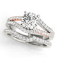 Bypass Split Shank Engagement Ring