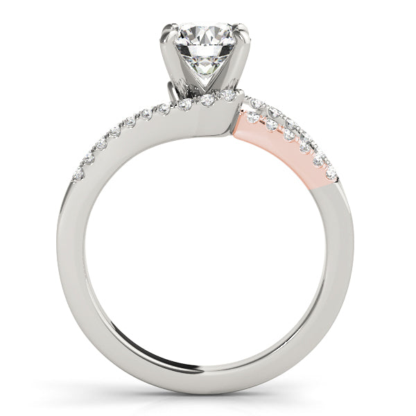 Bypass Split Shank Engagement Ring