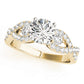 Twisting 3-Stone Engagement Ring
