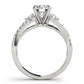 Twisting 3-Stone Engagement Ring