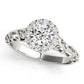 Vintage Filigree Halo Engagement Rings