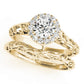 Vintage Filigree Halo Engagement Rings