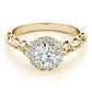 Vintage Filigree Halo Engagement Rings