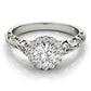 Vintage Filigree Halo Engagement Rings