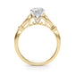 Vintage Inspired Milgrain Edge Engagement Ring