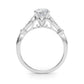 Vintage Inspired Milgrain Edge Engagement Ring