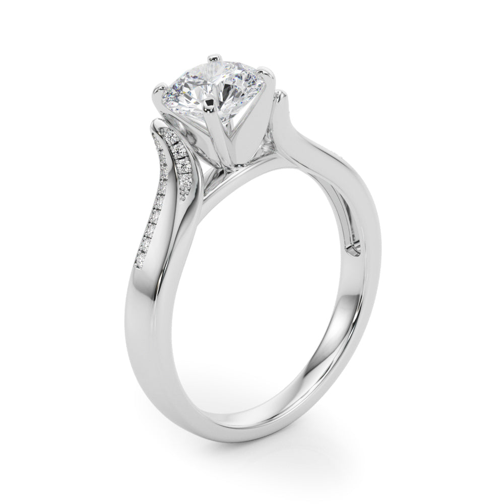 Solitaire Cathedral Engagement Rings