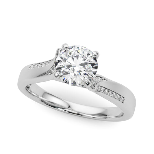 Solitaire Cathedral Engagement Rings