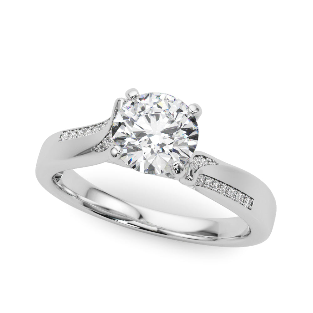 Solitaire Cathedral Engagement Rings