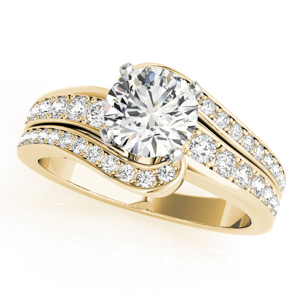 Bypass Multirow Engagement Ring
