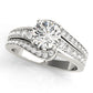 Bypass Multirow Engagement Ring