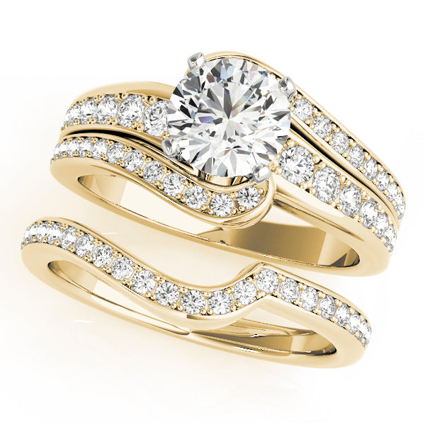 Bypass Multirow Engagement Ring