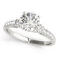 Single Row Engagement Ring