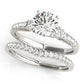 Single Row Engagement Ring