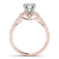 Single Row Engagement Ring