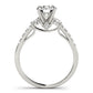 Single Row Engagement Ring