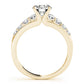 U-Prong Single Row Round Engagement Ring