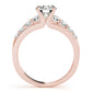 U-Prong Single Row Round Engagement Ring