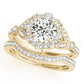 Round Halo Vintage-Inspired Engagement Ring