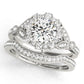 Round Halo Vintage-Inspired Engagement Ring