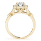 Round Halo Vintage-Inspired Engagement Ring