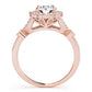 Round Halo Vintage-Inspired Engagement Ring