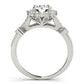 Round Halo Vintage-Inspired Engagement Ring