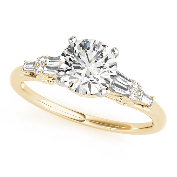 Tapered Baguette Engagement Ring