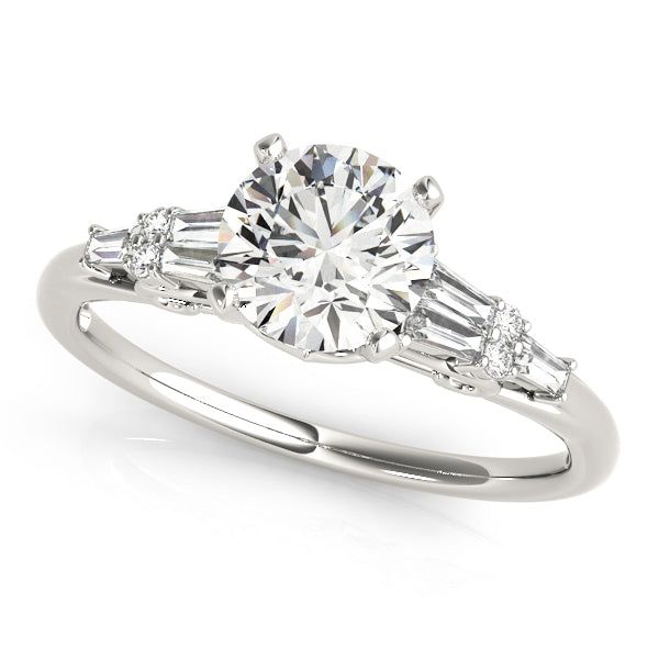 Tapered Baguette Engagement Ring