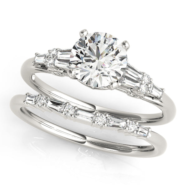 Tapered Baguette Engagement Ring