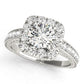 Vintage-Inspired Halo Engagement Ring