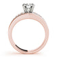Multirow Pavé Engagement Ring