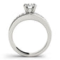 Multirow Pavé Engagement Ring