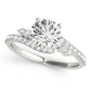 Bypass Prong Set Engagement Ring