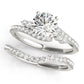 Bypass Prong Set Engagement Ring