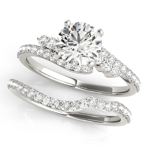 Bypass Prong Set Engagement Ring