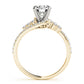 Bypass Prong Set Engagement Ring
