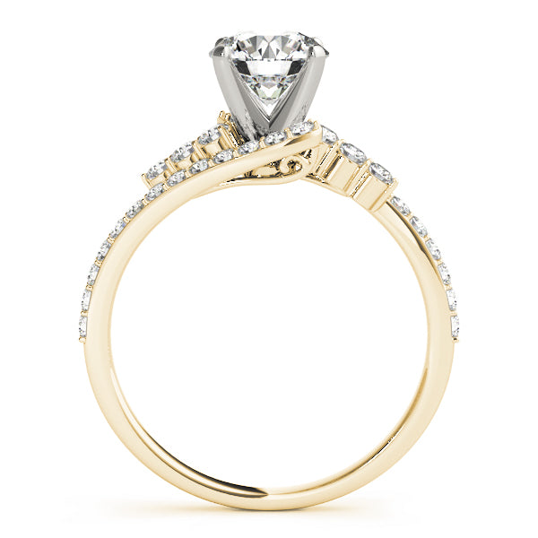 Bypass Prong Set Engagement Ring