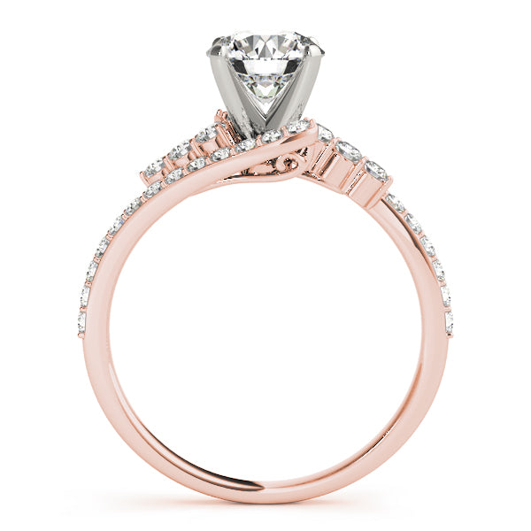 Bypass Prong Set Engagement Ring