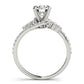 Bypass Prong Set Engagement Ring