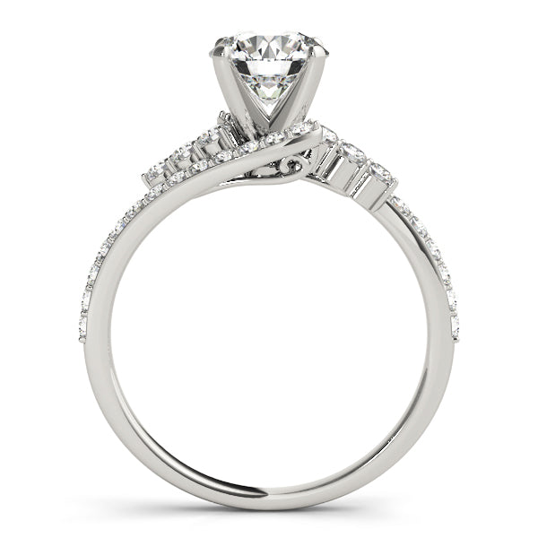 Bypass Prong Set Engagement Ring