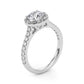 Round Halo Engagement Ring