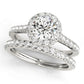 Round Halo Engagement Ring