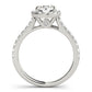 Round Halo Engagement Ring