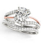 Bypass Split Shank Engagement Ring
