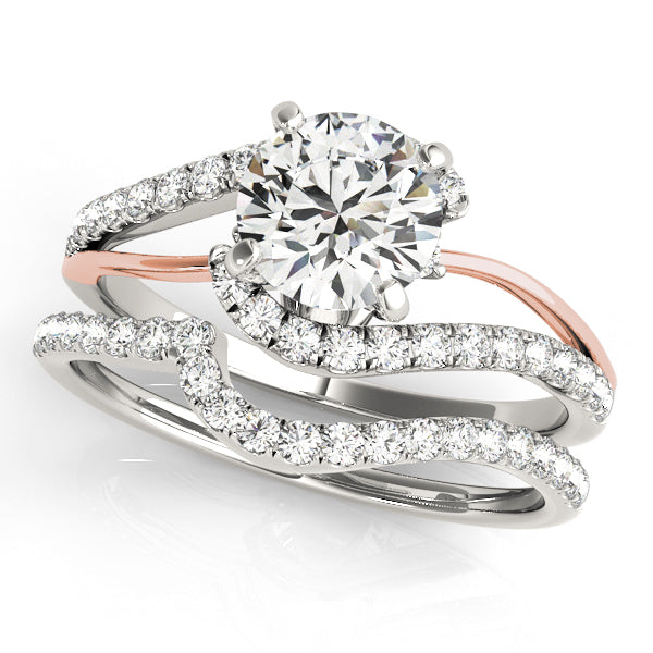 Bypass Split Shank Engagement Ring