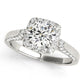Solitaire Halo Engagement Rings